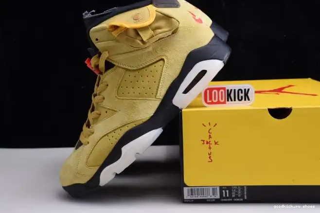 JORDAN 6 X AIR YELLOW TRAVIS SCOTT CN1084-300 0515